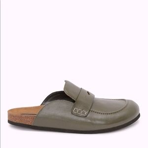 JW Anderson Loafer Leather Mule Sz.37/6.5 I’m Khaki Green!!!